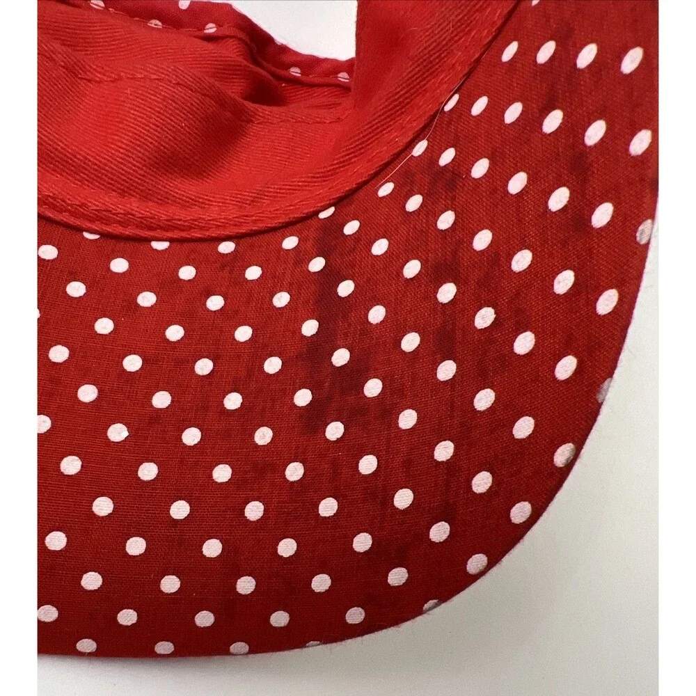 Girls Adjustable Minnie Mouse Sun Visor Red - Walt Disney World